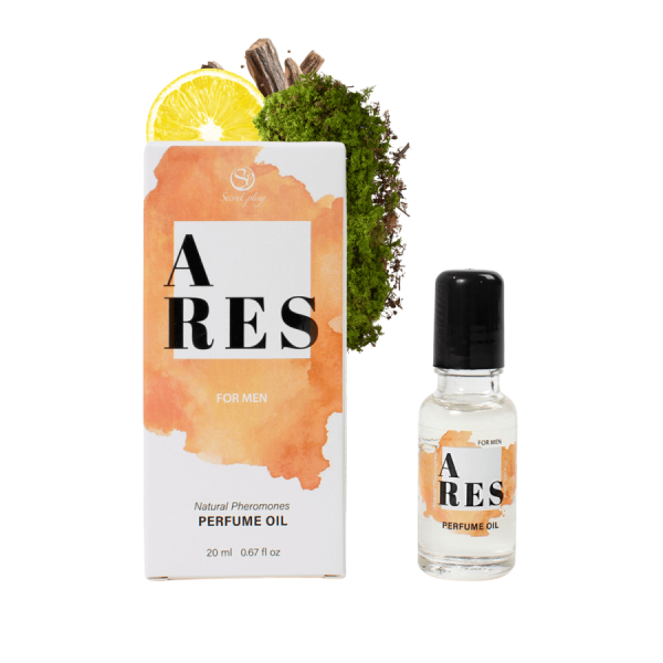 Huile parfumée Roll-on aux phéromones Ares pour homme